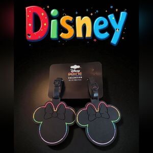Disney Minnie Mouse Rainbow Luggage Tags NWT